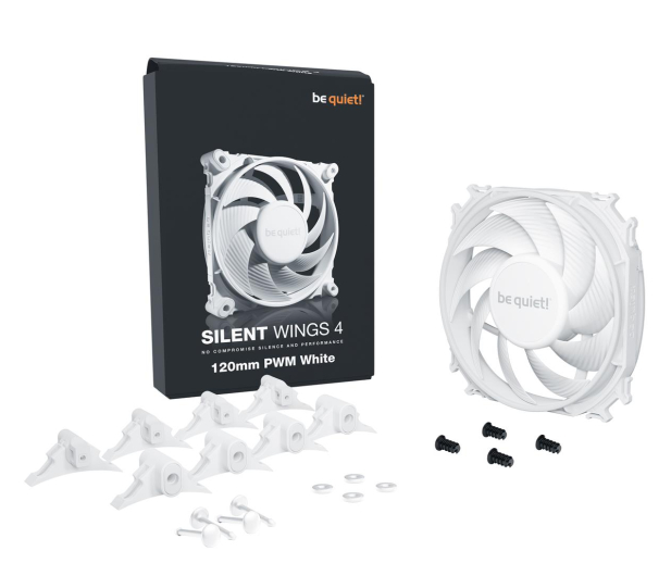 BE QUIET! Silent Wings 4 PWM White 120mm BL114 - 1237227 - zdjęcie 4